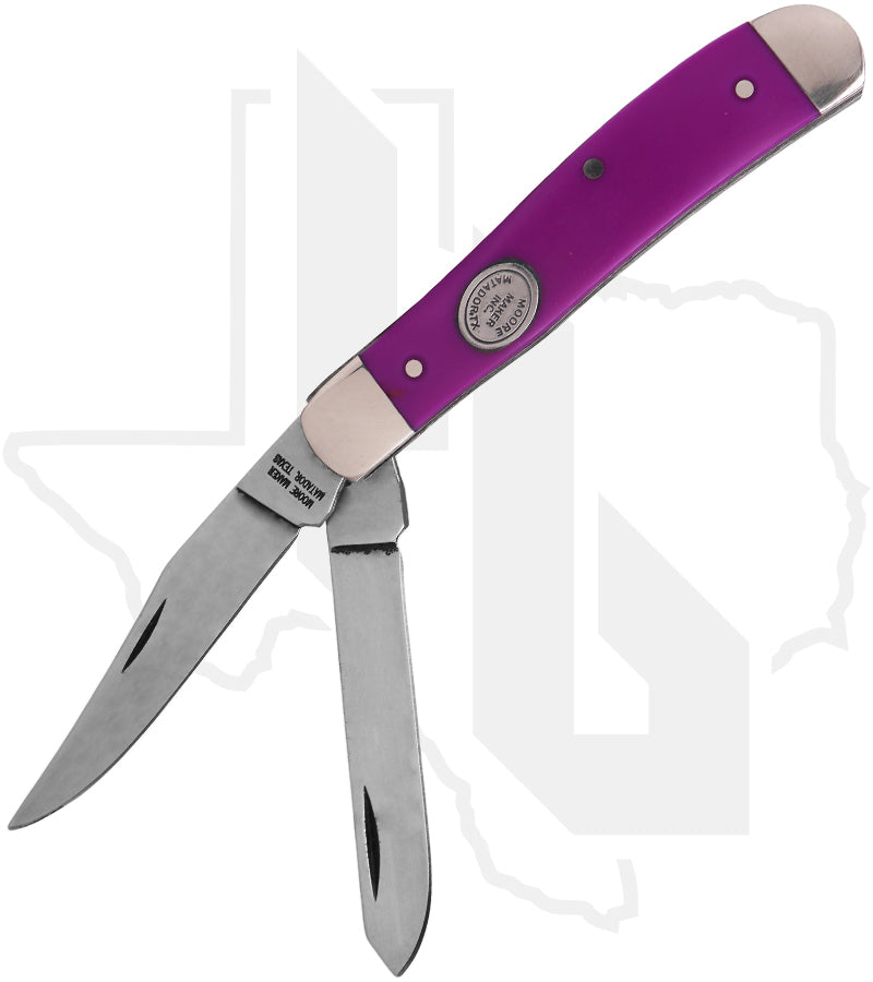 Moore Maker Trapper 3200B-PUR-WHT - Purple/White Delrin