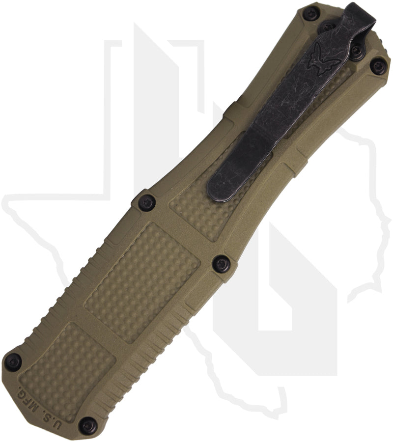 Benchmade Black Class Claymore OTF 3370GY-1 - Ranger Green