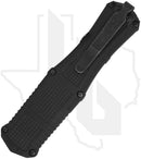 Benchmade Black Class Claymore OTF 3370GY - Black Grivory, Smoke Gray PVD