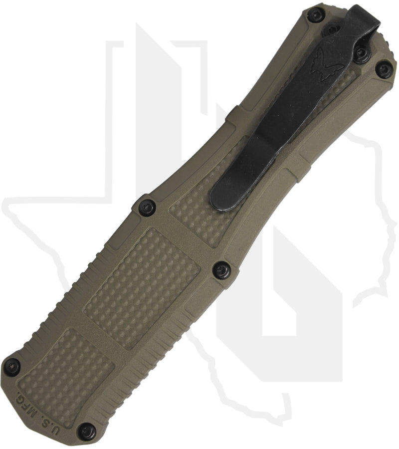Benchmade Black Class Claymore OTF 3370SGY-1 - Ranger Green