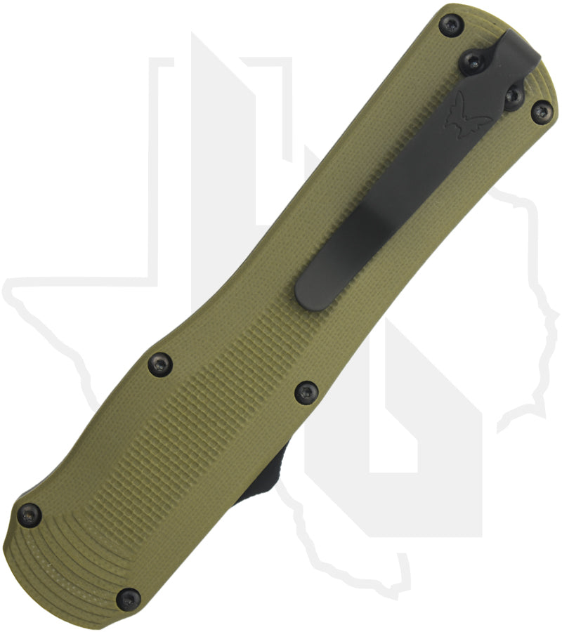Benchmade Black Class Autocrat 3400BK-1 - G-10, OD Green