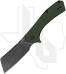 Kershaw Static 3445MCGBW - Green Micarta, Blackwashed