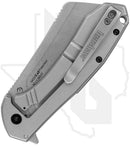 Kershaw Bracket 3455 - Black GFN, Stainless Steel, Stonewashed