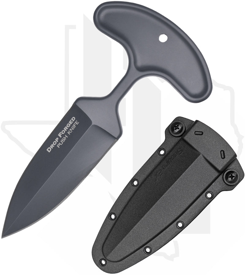 Cold Steel Drop Forged Push Knife 36MJ - Gray Teflon Coated