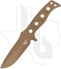 Benchmade Black Class Fixed Adamas 375FE-1 - Flat Earth Cerakote