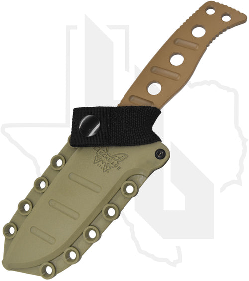 Benchmade Black Class Fixed Adamas 375FE-1 - Flat Earth Cerakote
