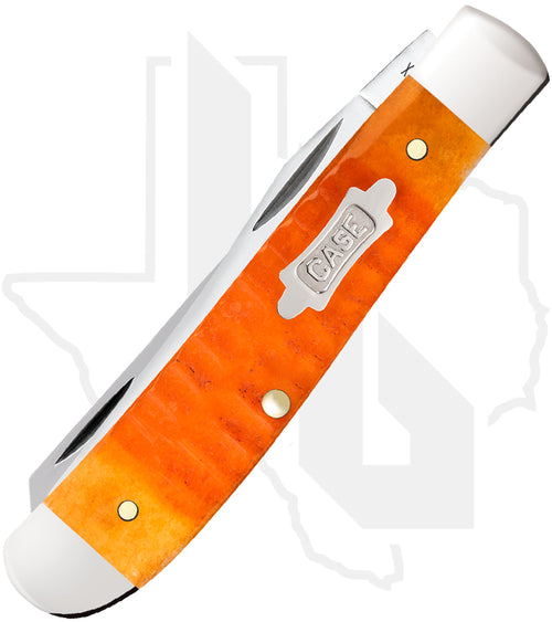 W.R. Case Mini Trapper 38071 - Persimmon Orange Bone, Gator Jig (6207 CS)