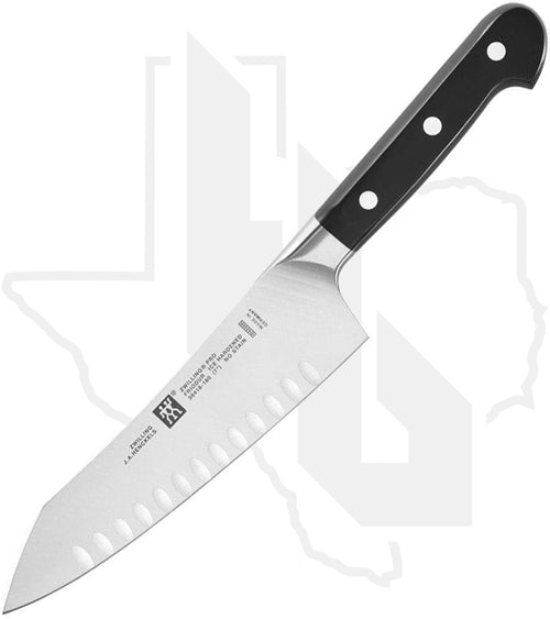 Zwilling J.A. Henckels Pro 7 in. Hollow Edge Rocking Santoku 38418-183
