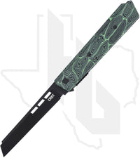 CRKT Zephyr 3850G - Green/Black G-10