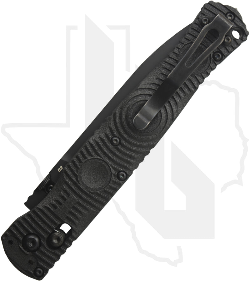 Benchmade Black Class SOCP Tactical Folder 391SBK - Serrated, Black