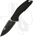 Kershaw Flourish 3935 - Black G-10, Carbon Fiber, Blackwashed