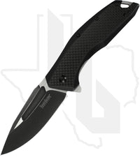 Kershaw Flourish 3935 - Black G-10, Carbon Fiber, Blackwashed