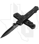 Benchmade Black Class Mini SOCP 393SBK - Black G-10, Graphite Black Cerakote