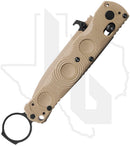Benchmade Black Class Mini SOCP 393SSN-01 - Sand G-10, Flat Earth Cerakote