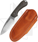 Bradford Knives 3D Guardian 3 3FE-102-MCHH - OD Green Micarta, Stonewashed, False Edge Grind