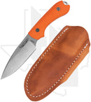 Bradford Knives 3D Guardian 3 3FE-105-M390 - Orange G-10, Stonewashed, False Edge Grind