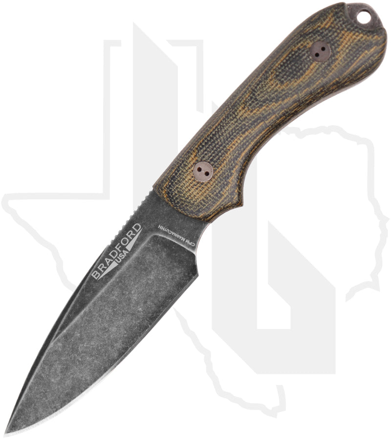 Bradford Knives 3D Guardian 3 3FE-109N-MCHH - Camo Micarta, Nimbus, False Edge Grind