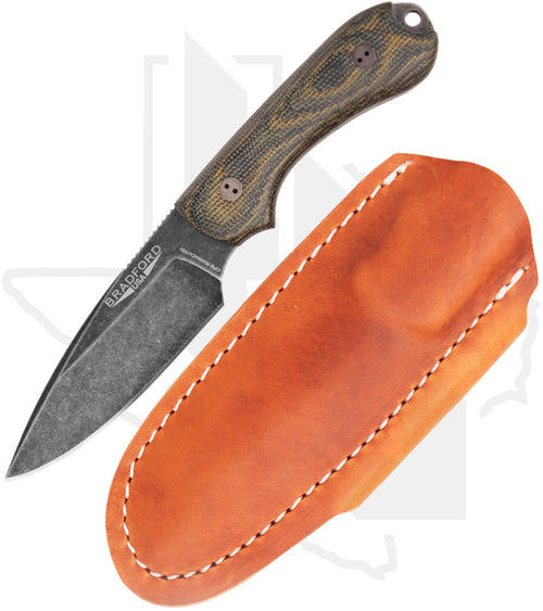 Bradford Knives 3D Guardian 3 3FE-109N-MCHH - Camo Micarta, Nimbus, False Edge Grind