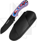 Bradford Knives 3D Guardian 3 3SF-125B-MCHH - Red/White/Blue G-10, DLC, Sheepsfoot