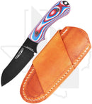 Bradford Knives 3D Guardian 3 3SF-125N-MCHH - Red/White/Blue G-10, Nimbus, Sheepsfoot