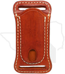A & M Leather #4 Trapper Sheath 4-ST-PL - Saddle Tan, Horizontal