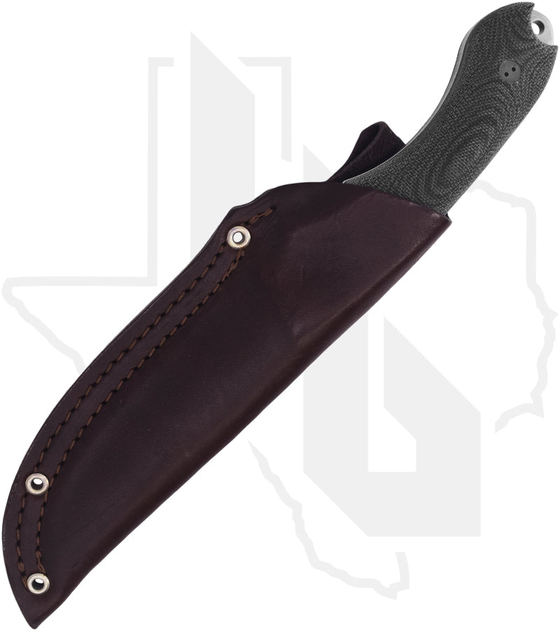 Bradford Knives Guardian 4.2 4.2S-101-MC - Black Micarta, Stonewashed, Sabre Grind
