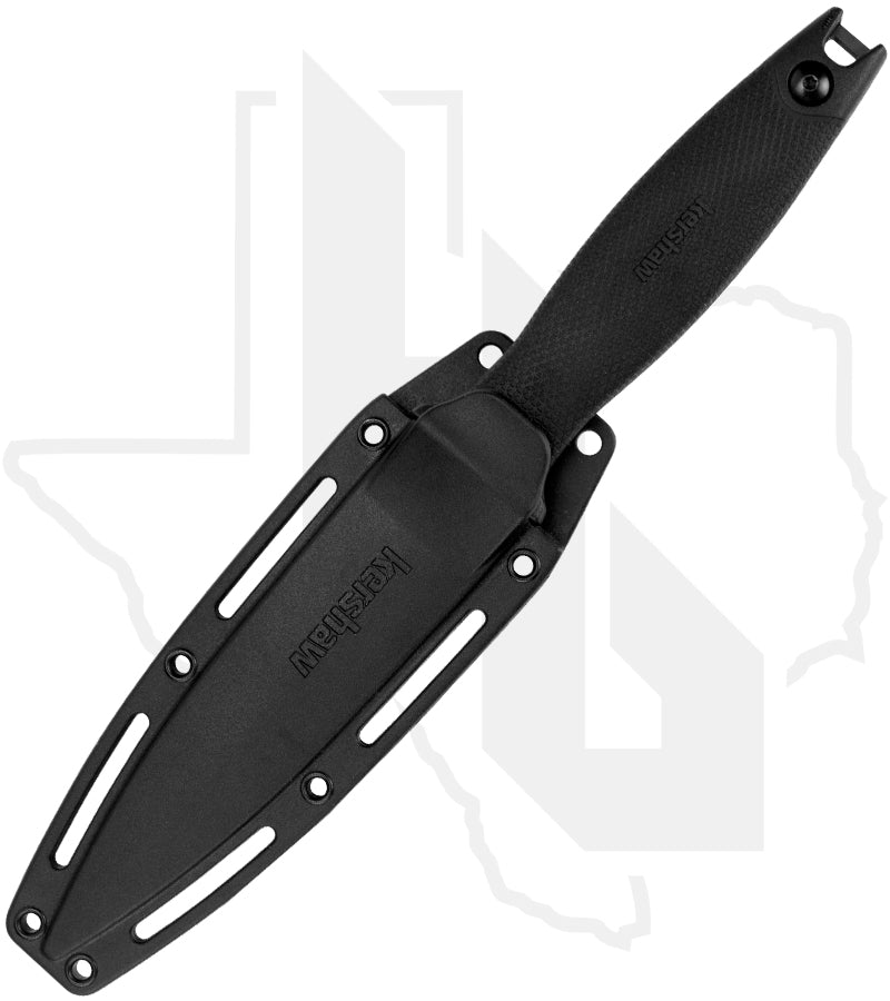 Kershaw Secret Agent 4007 - Black Rubberized, Black Oxide