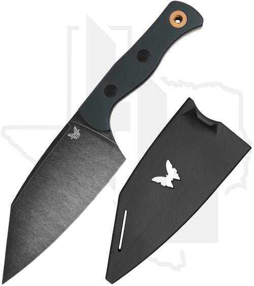 Benchmade Cutlery Station Knife 4010BK-2501 - Aluminum, Blackwash