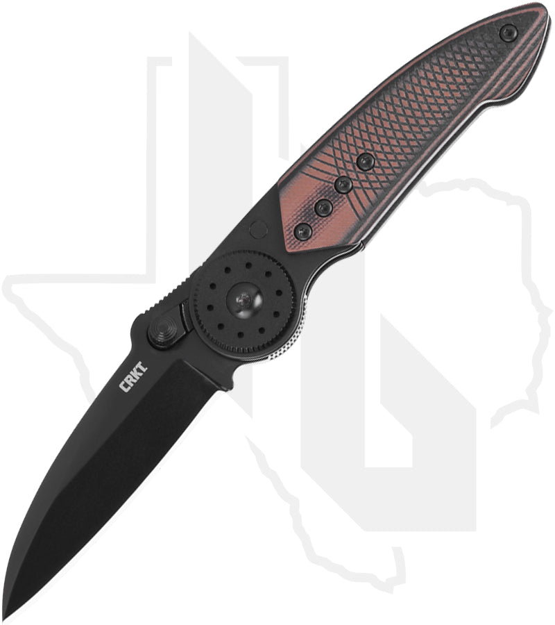 CRKT Walker 4200K - Black, Brown & Black G-10