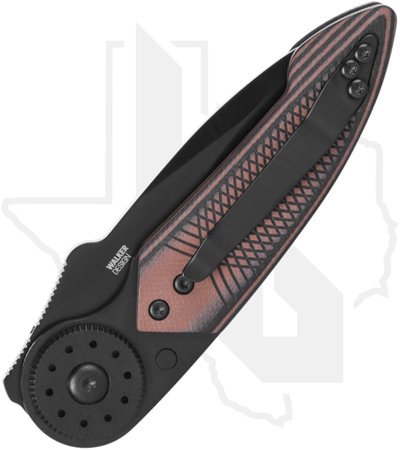 CRKT Walker 4200K - Black, Brown & Black G-10