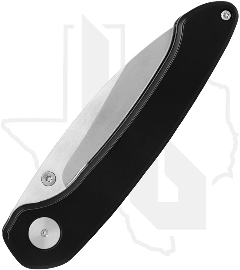 Ocaso Knives Seaton Large 42SLB - Black PVD Stainless Steel, Satin