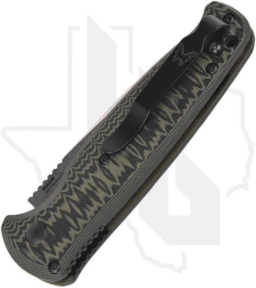 Benchmade Black Class CLA 4300-1 - Black, Green