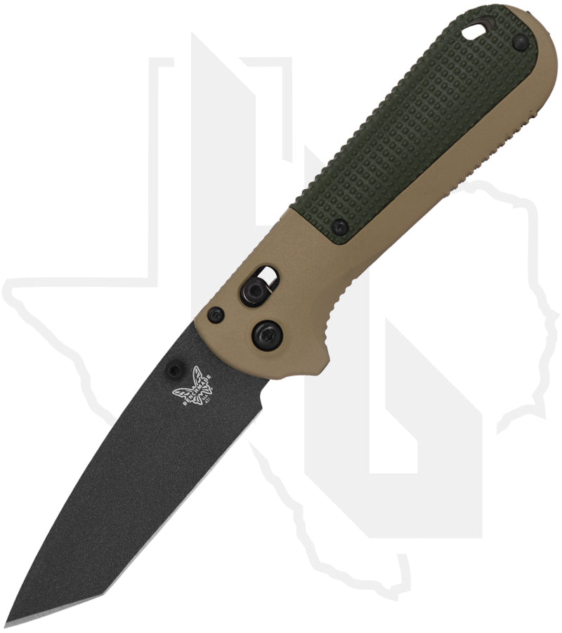 Benchmade Black Class Redoubt 431BK-1 - Green, Black, Tanto