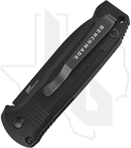 Benchmade Black Class Casbah 4400SBK - Serrated, Black, Drop Point