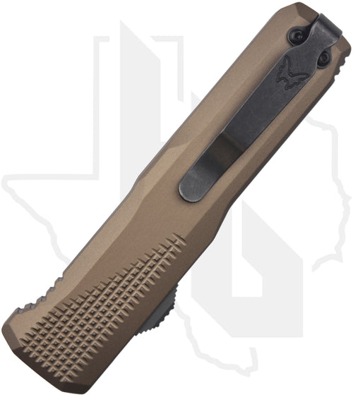 Benchmade Black Class Phaeton 4600DLC-1 - Brown Aluminum