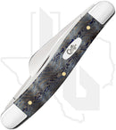 W.R. Case Medium Stockman 47492 - Blue Curly Oak Wood, Smooth (7318 SS)