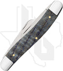 W.R. Case Medium Stockman 47492 - Blue Curly Oak Wood, Smooth (7318 SS)