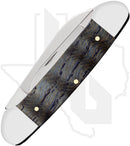 W.R. Case Canoe 47496 - Blue Curly Oak Wood, Smooth (72131 SS)