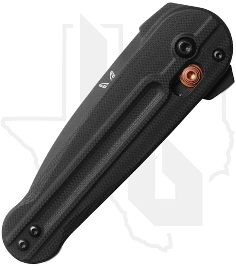 Benchmade Blue Class Lowden 491BK-02 - Black G-10, Black Cerakote