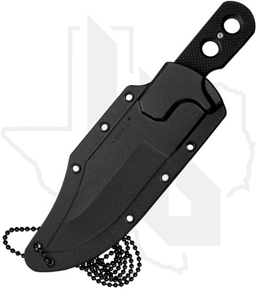 Cold Steel Mini Tac Bowie 49HCF - Black Griv-Ex, Bead-Blasted