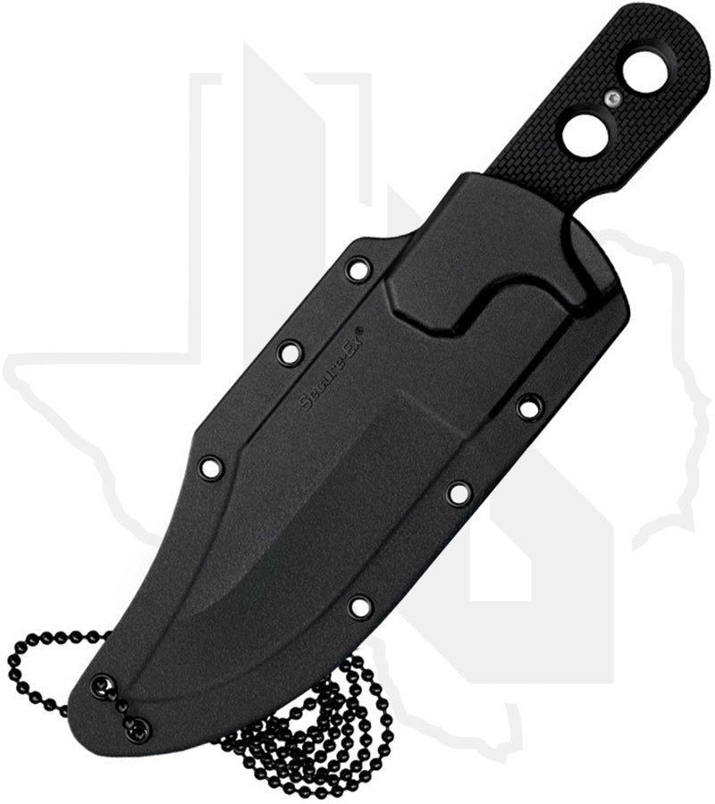 Cold Steel Mini Tac Bowie 49HCF - Black Griv-Ex, Bead-Blasted