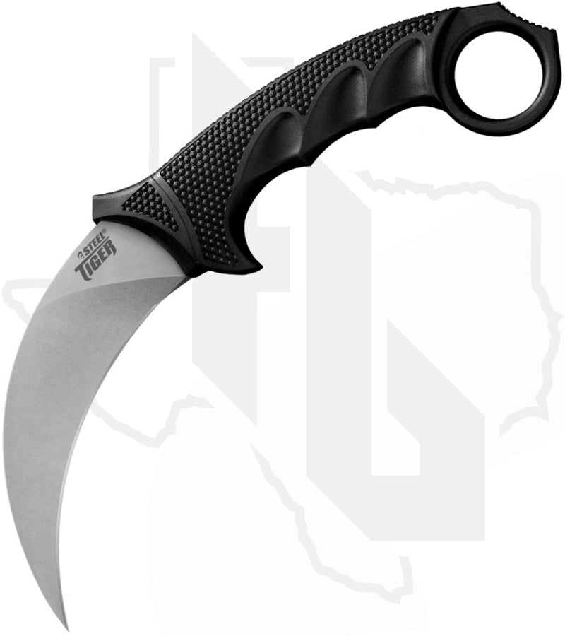 Cold Steel Steel Tiger 49KST - Black Griv-Ex/Kray-Ex, Stonewashed