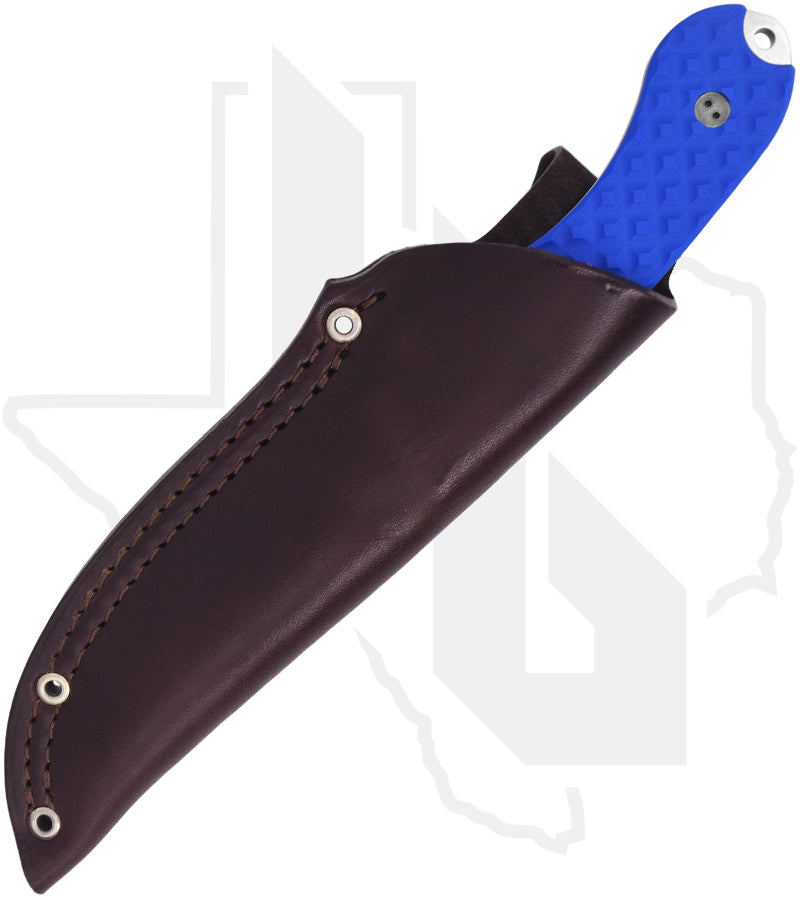 Bradford Knives Textured Guardian 4 4S-003-3V - Patriot Blue G-10, Stonewashed, Sabre Grind