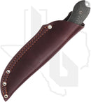 Bradford Knives Guardian 4 4S-101-MC - Black Micarta, Stonewashed, Sabre Grind