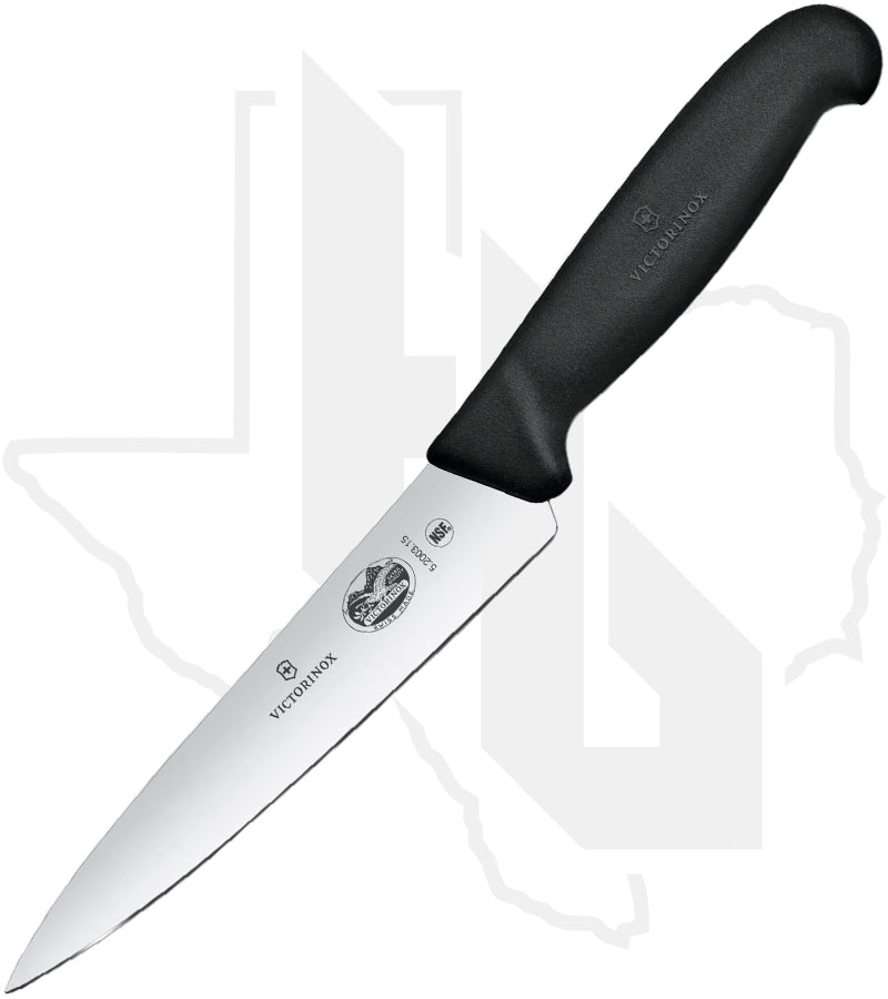Victorinox Fibrox 6 in. Chef's Knife 5.2003.15BK - Black TPE