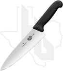 Victorinox Fibrox 8 in. Chef's Knife 5.2063.20BK - Black TPE, Extra Wide