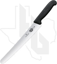 Victorinox Fibrox 10.25 in. Bread & Pastry Knife 5.2933.26BK - Black TPE