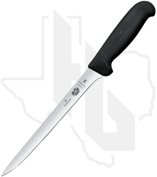 Victorinox Fibrox 8 in. Fillet Knife 5.3763.20BK - Black TPE, Flex