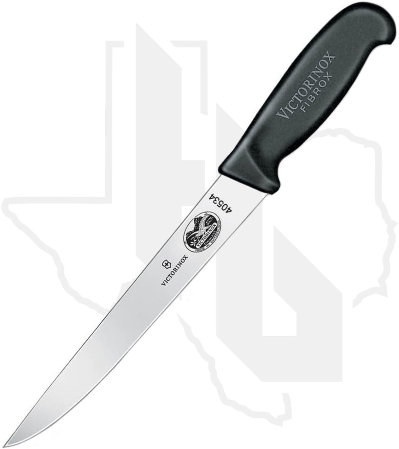 Victorinox Fibrox 8 in. Carving Knife 5.5503.20BK - Black TPE