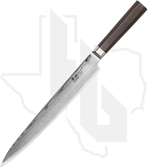 Cangshan Cutlery Maya Series 10 in. Sashimi Knife 501844 - African Blackwood